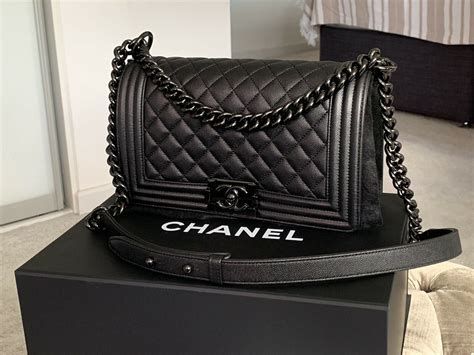 second hand chanel boy bag|used authentic chanel bags.